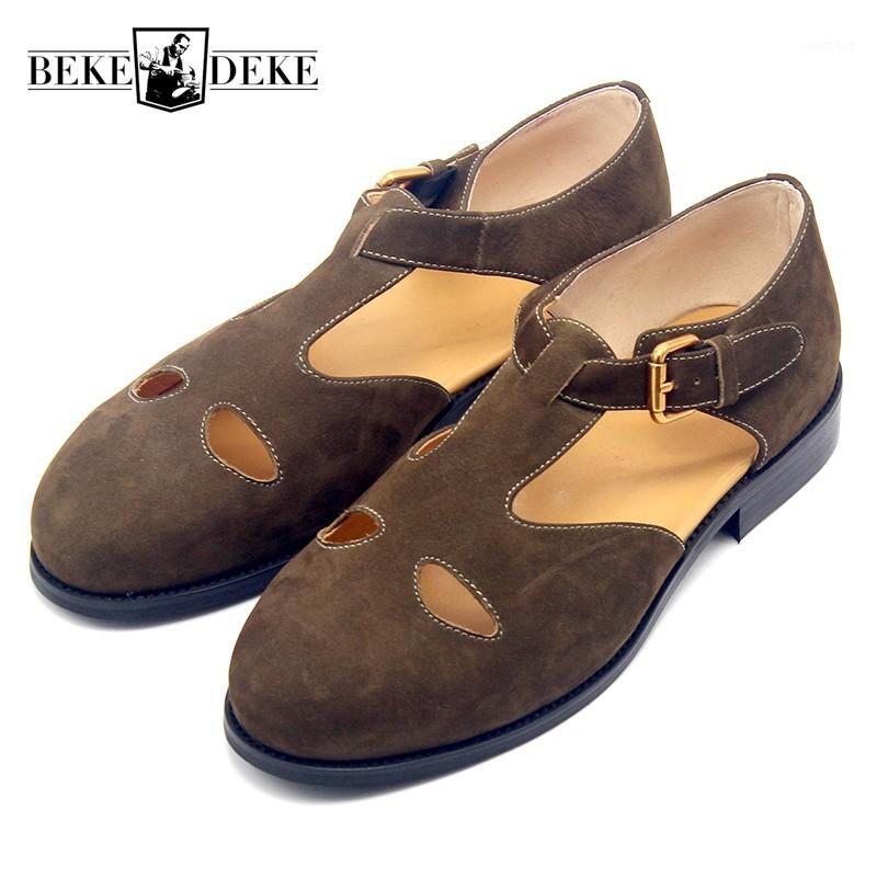 Unisex Brown Scrub Cowhide Buckle Slip On Sandals Fashion High Street British Hollow Out Breathable Casual Shoes Plus Size1
Unisex Brown Scrub Cowhide Buckle Slip On Sandals Fashion High Street British Hollow Out Breathable Casual Shoes Plus Size1