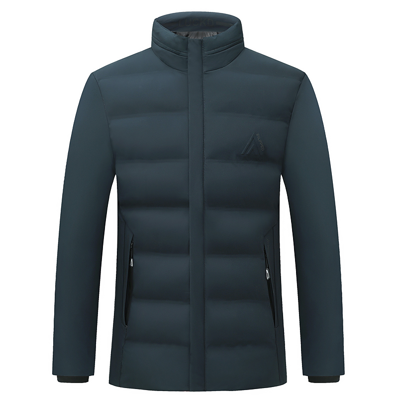 Warm Winter Men parka mid-Length 3 colors Windproof Jacket Outwear Coat Plus Size 4XL 201128