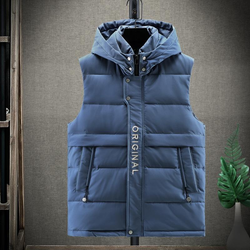 Winter Vest Plus Size 5XL Men's Waistcoat Hat Detachable Sleeveless Jackets Warm Parkas Coat for Men Travel Vest Grey Black,A913
Winter Vest Plus Size 5XL Men's Waistcoat Hat Detachable Sleeveless Jackets Warm Parkas Coat for Men Travel Vest Grey Black,A913