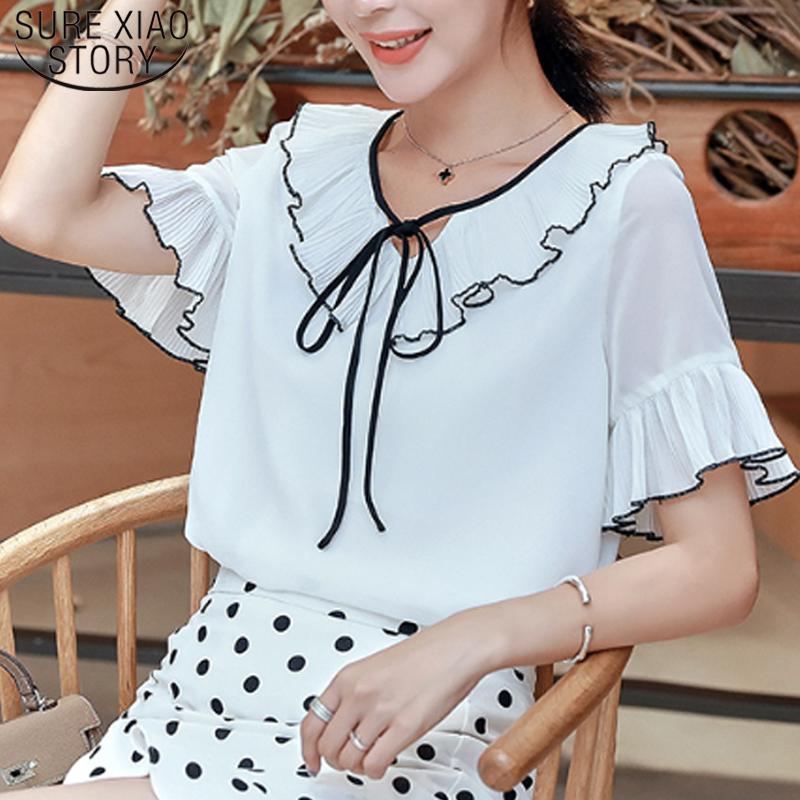 Women's Blouses & Shirts 2022 Ruffles Chiffon Blouse Short Sleeve Women Summer Clothing White Female Womens Tops And 4729 50
Women's Blouses & Shirts 2022 Ruffles Chiffon Blouse Short Sleeve Women Summer Clothing White Female Womens Tops And 4729 50