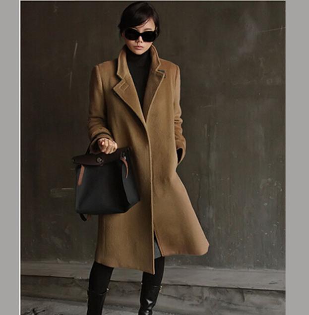 Handsome Long Design Women Winter Woolen Jacket, New Arrival Stand Collar Long Wool Jacket with Belt, Black
Handsome Long Design Women Winter Woolen Jacket, New Arrival Stand Collar Long Wool Jacket with Belt, Black