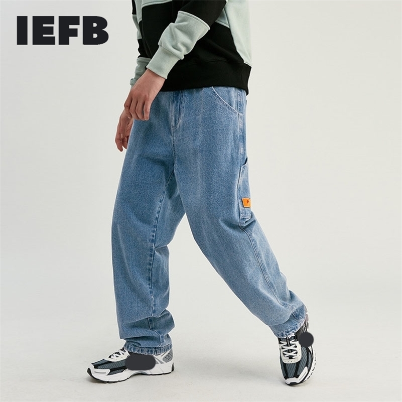 IEFB /Men's Wear autumn Tide Jeans For Male High Street Veintage Loose Denim Pants Personality Tousers New 9Y45405 201128, Blue
IEFB /Men's Wear autumn Tide Jeans For Male High Street Veintage Loose Denim Pants Personality Tousers New 9Y45405 201128, Blue