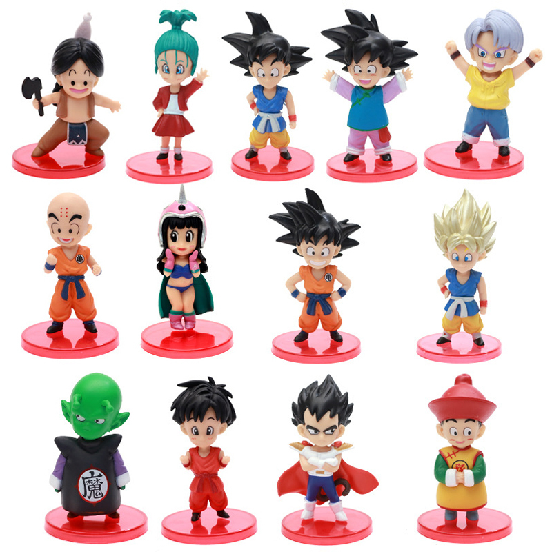 13pcs/set Anime DBZ Action Figures Son Gokou Gohan Goten Trunks Bulma Pan Chichi Piccolo PVC Figure Model Toys Gift 201202
13pcs/set Anime DBZ Action Figures Son Gokou Gohan Goten Trunks Bulma Pan Chichi Piccolo PVC Figure Model Toys Gift 201202
