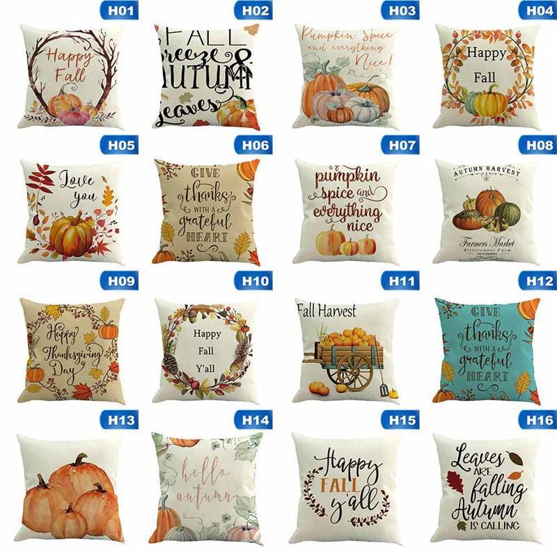 Pumpkin Fall Harvest Design Linen Pillow Case Cushion Cover Sofa Bed Car Office Decor Fashion1, Pw0807h09
Pumpkin Fall Harvest Design Linen Pillow Case Cushion Cover Sofa Bed Car Office Decor Fashion1, Pw0807h09