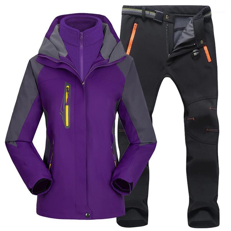 Women Outdoor Ski Suit Set Winter Hiking Skiing Waterproof Jackets Fleece Warm Fishing Ski Jacket +pant Multicolor1, Color-1
Women Outdoor Ski Suit Set Winter Hiking Skiing Waterproof Jackets Fleece Warm Fishing Ski Jacket +pant Multicolor1, Color-1