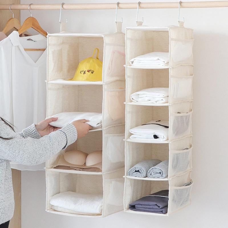 4/5 Layers Wardrobe Hanging Storage Bag Interlayer Drawer Type Clothes Hangers Holder Portable Hanging Closet Organizer Shelf1, B 5 layers
4/5 Layers Wardrobe Hanging Storage Bag Interlayer Drawer Type Clothes Hangers Holder Portable Hanging Closet Organizer Shelf1, B 5 layers
