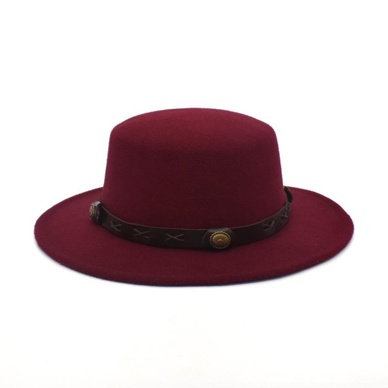 Wide Brim Hats 2021 Classic Solid Color Fedora Hat Women Wool Flat Top Bowler Man British Vintage Jazz Cap Khaki Black P20
Wide Brim Hats 2021 Classic Solid Color Fedora Hat Women Wool Flat Top Bowler Man British Vintage Jazz Cap Khaki Black P20