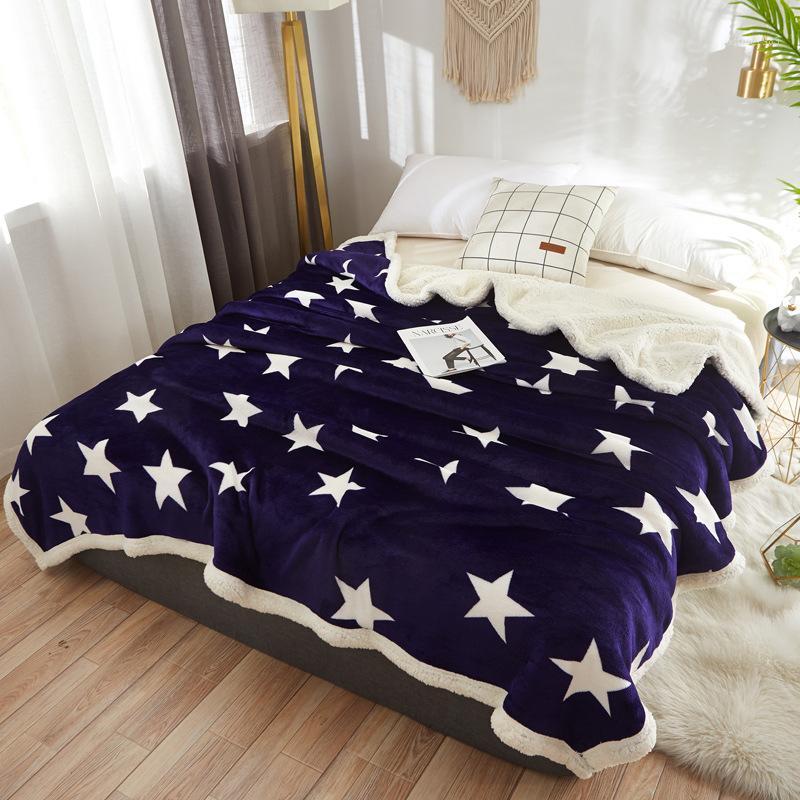 Bright Stars Bedspread Blanket Super Soft Flannel Blanket to on for the sofa/Bed Sherpa Fleece Winter Plush Thickened Napping1
Bright Stars Bedspread Blanket Super Soft Flannel Blanket to on for the sofa/Bed Sherpa Fleece Winter Plush Thickened Napping1