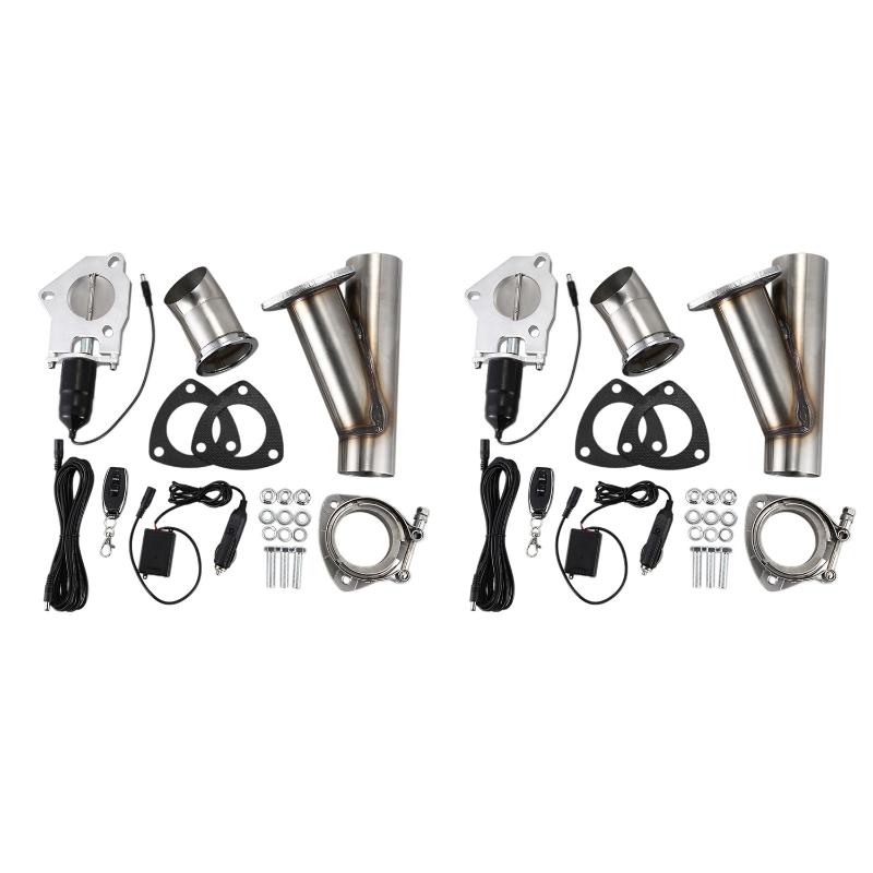 Electric Stainless Exhaust Cutout Cut Out Dump Valve/Switch with Remote Control TP024A+TP022A
Electric Stainless Exhaust Cutout Cut Out Dump Valve/Switch with Remote Control TP024A+TP022A