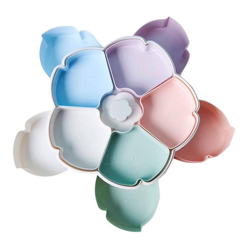 Petal-Shape Rotating Snack Box Candy Tray Storage Box Candy Plates,Double Tier Dried Fruit Organizer Storage
Petal-Shape Rotating Snack Box Candy Tray Storage Box Candy Plates,Double Tier Dried Fruit Organizer Storage