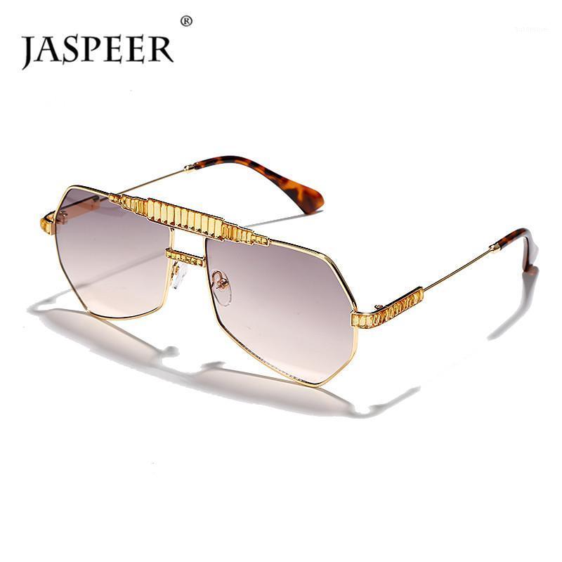 JASPEER Retro Oversized Sunglasses Men Steampunk Men's Polygonal Metal Sunglasses Women Oversize with Diamonds UV4001
JASPEER Retro Oversized Sunglasses Men Steampunk Men's Polygonal Metal Sunglasses Women Oversize with Diamonds UV4001