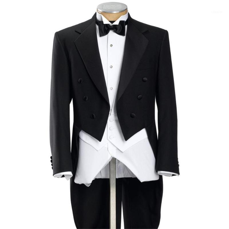 Morning/Tailcoat Style Men Suits Notch Lapel Groom Tuxedos Black Best Men Wedding Groomsmen ( Jacket+Pants+Vest+Tie ) E321, Same the picture
Morning/Tailcoat Style Men Suits Notch Lapel Groom Tuxedos Black Best Men Wedding Groomsmen ( Jacket+Pants+Vest+Tie ) E321, Same the picture