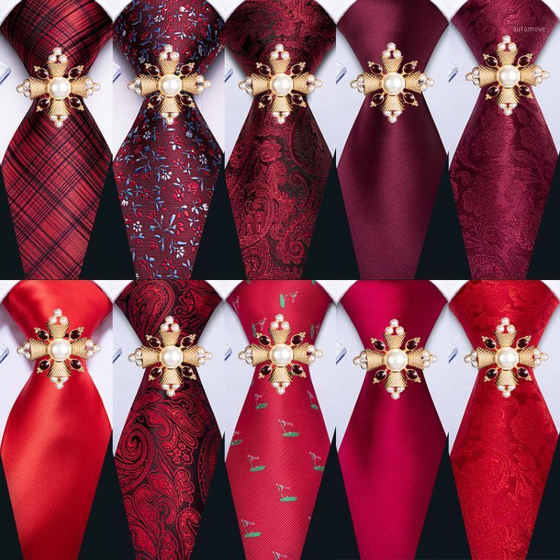 New Red Silk Tie Brooches Set Men Wedding Tie Hanky Set Barry.wang 8.5cm Fashion Designer Neckties For Men Gift Party Geometric1
New Red Silk Tie Brooches Set Men Wedding Tie Hanky Set Barry.wang 8.5cm Fashion Designer Neckties For Men Gift Party Geometric1