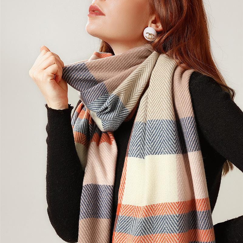 Fashion Large Scarves Women Long Cashmere Winter Wool Blend Soft Warm Plaid Scarf Wrap Shawl Plaid Scarf AD030
Fashion Large Scarves Women Long Cashmere Winter Wool Blend Soft Warm Plaid Scarf Wrap Shawl Plaid Scarf AD030