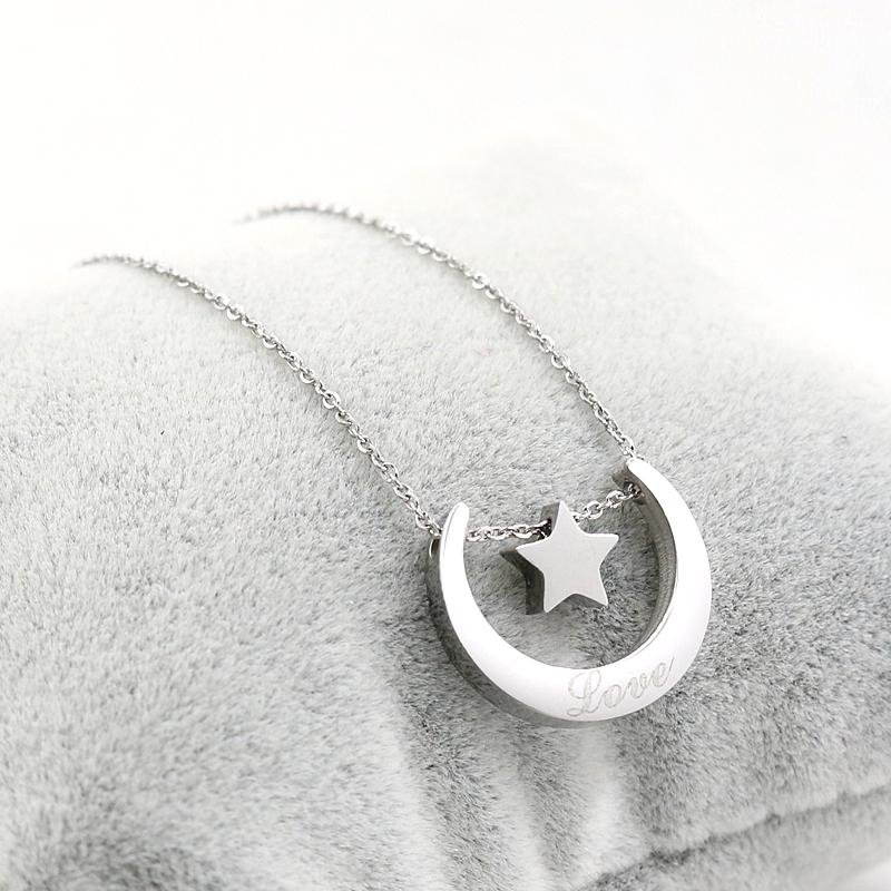 Gold Plating Moon Star Pendant Stainless Steel Woman Pendant Chain Necklace For Wedding Party Jewelry Gift
Gold Plating Moon Star Pendant Stainless Steel Woman Pendant Chain Necklace For Wedding Party Jewelry Gift