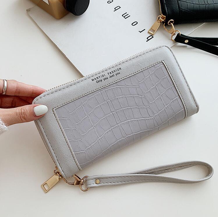 Factory wholesale women handbag multifunctional embossed leather purse Joker Stone long wallets fashion leathers clutch wallet, Brown(boutique box) 
Factory wholesale women handbag multifunctional embossed leather purse Joker Stone long wallets fashion leathers clutch wallet, Brown(boutique box)