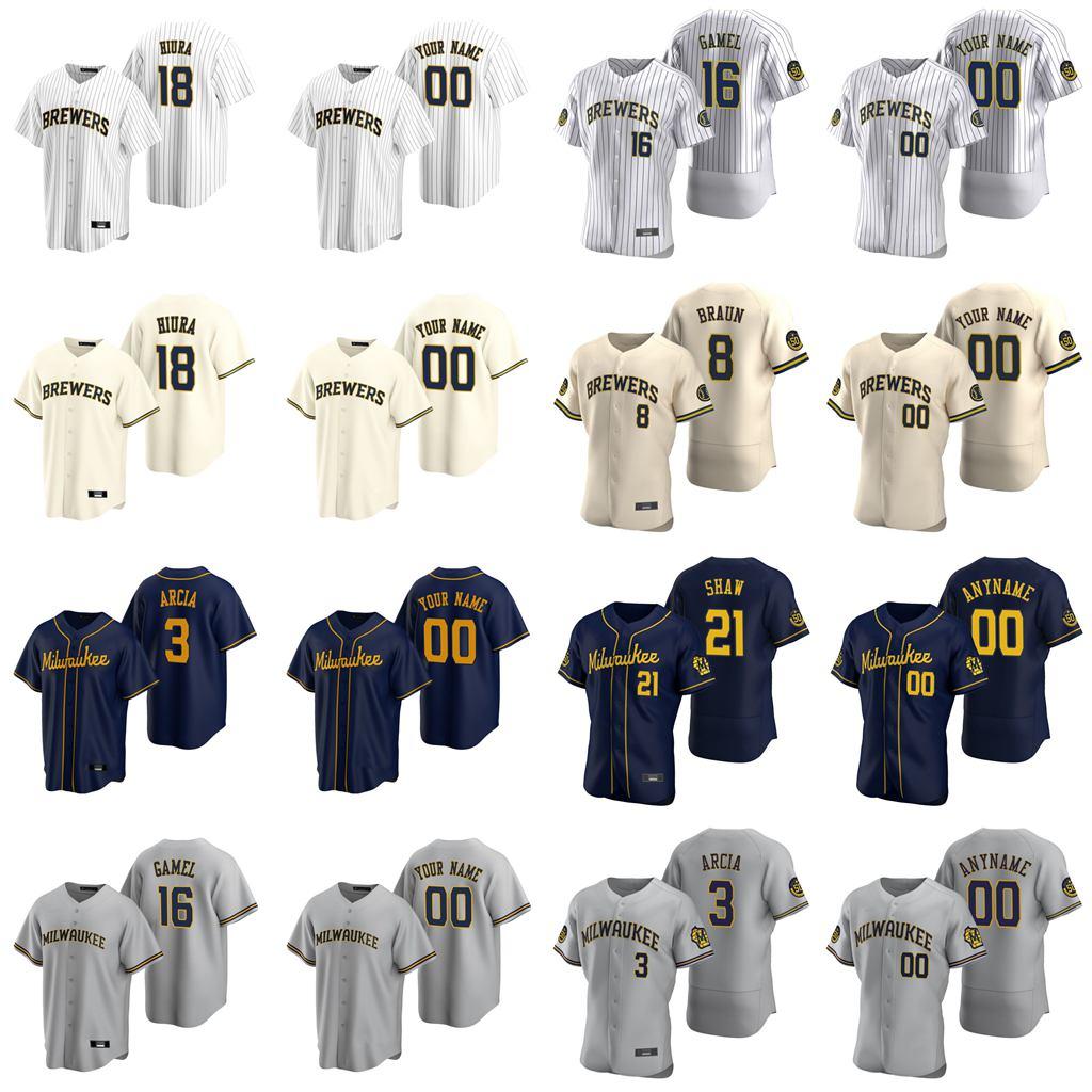 22 Christian Yelich Brewers Jersey 19 Robin Yount 53 Brandon Woodruff 12 Justin Smoak 7 Eric Sogard Keston Hiura Lorenzo Custom Jerseys, Women's color 7
22 Christian Yelich Brewers Jersey 19 Robin Yount 53 Brandon Woodruff 12 Justin Smoak 7 Eric Sogard Keston Hiura Lorenzo Custom Jerseys, Women's color 7