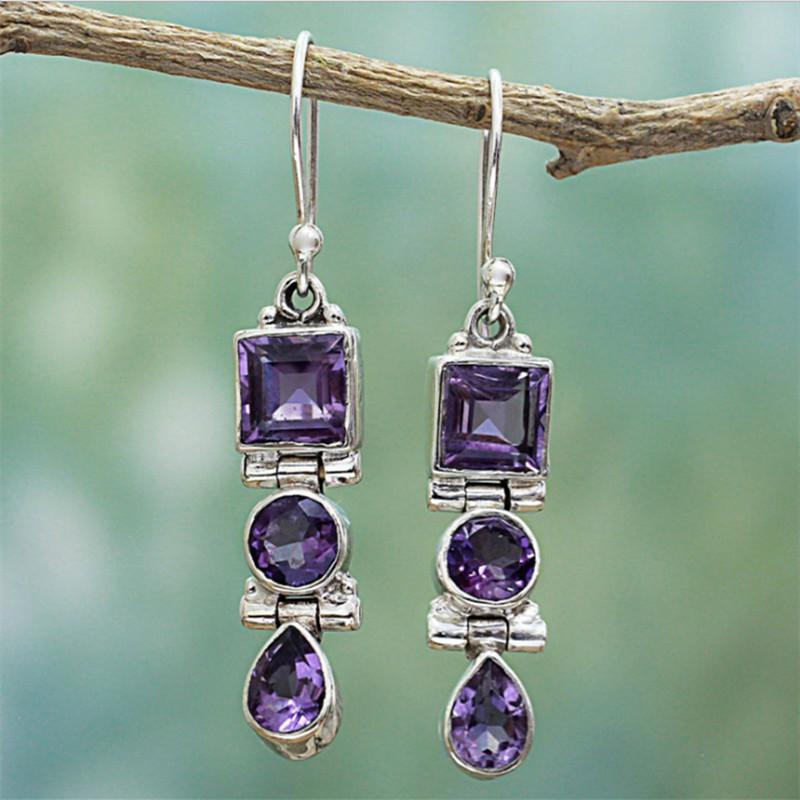 Dangle & Chandelier ExquisitelyCrafted Inlaid Purple WaterDrop Stone Folding Pendant Earrings Temperament Engagement Wedding Party Accessori
Dangle & Chandelier ExquisitelyCrafted Inlaid Purple WaterDrop Stone Folding Pendant Earrings Temperament Engagement Wedding Party Accessori
