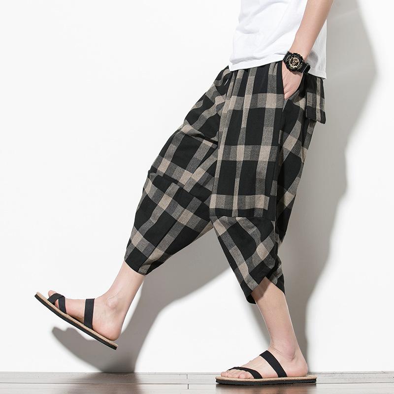 Size M-5XL Spring Summer Cotton Man Knee Length Pants With Red Plaid Black Plaid Trousers With Big Pockets Drawstring Low Waist
Size M-5XL Spring Summer Cotton Man Knee Length Pants With Red Plaid Black Plaid Trousers With Big Pockets Drawstring Low Waist