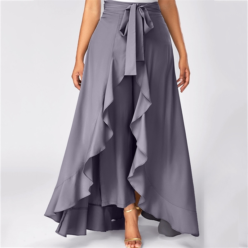 Women Solid Irregular Ruffles Hem Waist Bandage Long Skirt Casual Loose Floor-Length Summer Skirts Elegant Party Maxi Skirt Jupe Y200326, Black
Women Solid Irregular Ruffles Hem Waist Bandage Long Skirt Casual Loose Floor-Length Summer Skirts Elegant Party Maxi Skirt Jupe Y200326, Black