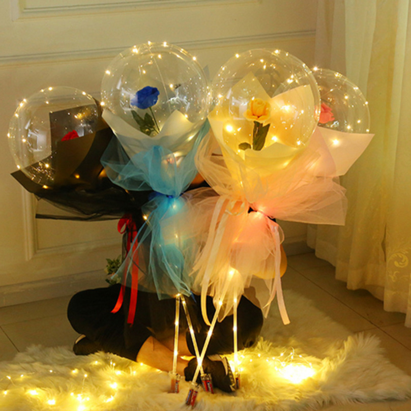 LED Luminous Balloon Rose Bouquet Transparent Bubble Enchanted Rose Bobo Ball 3m Led String Valentines Wedding Brithday Decoration E121801, Mixed or choose from#1-12
LED Luminous Balloon Rose Bouquet Transparent Bubble Enchanted Rose Bobo Ball 3m Led String Valentines Wedding Brithday Decoration E121801, Mixed or choose from#1-12