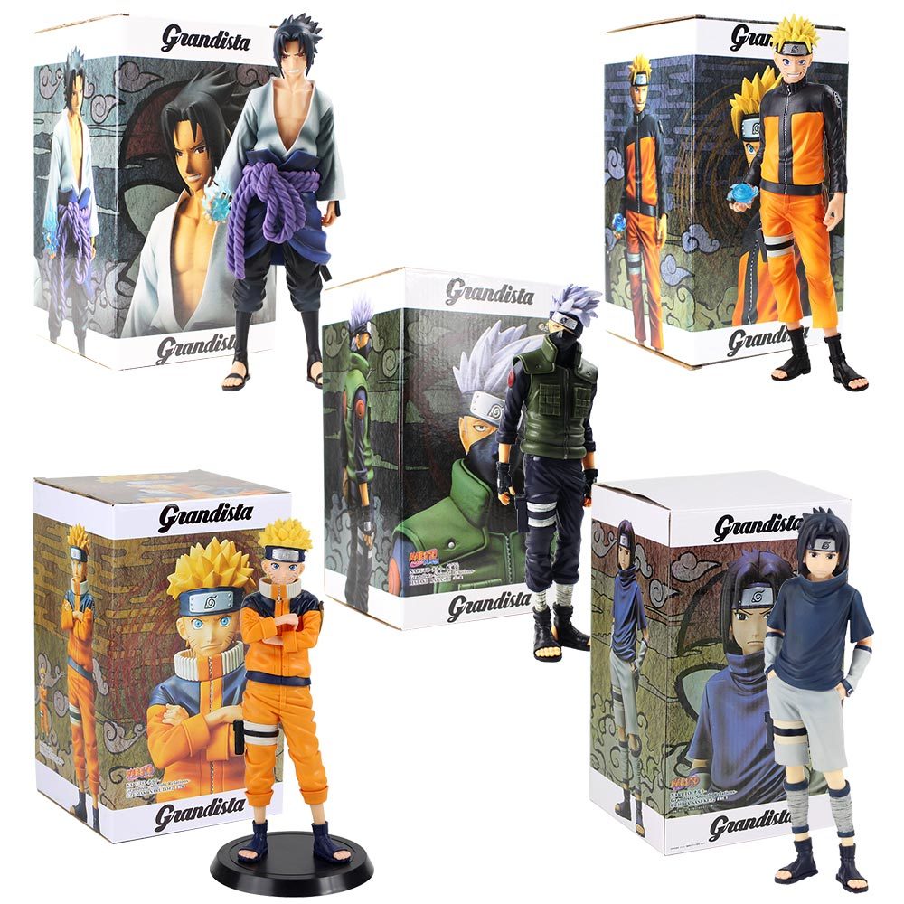 28cm Anime Naruto Figures Uzumaki Naruto Uchiha Sasuke Hatake Kakashi Grandista Collectible Model Toys PVC Figurine Q0522, 25cm opp bag
28cm Anime Naruto Figures Uzumaki Naruto Uchiha Sasuke Hatake Kakashi Grandista Collectible Model Toys PVC Figurine Q0522, 25cm opp bag