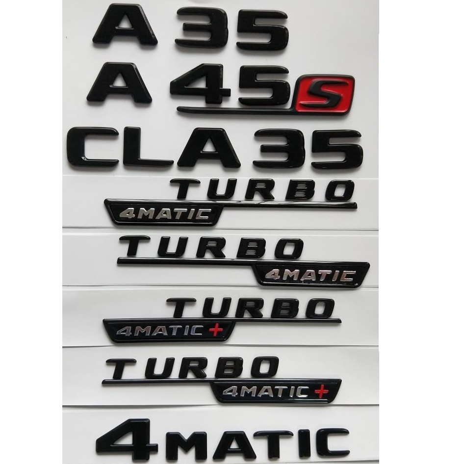 Gloss Black Letters Trunk Badges Emblem Badge for Mercedes Benz W177 A35 A45 A45s C118 X118
Gloss Black Letters Trunk Badges Emblem Badge for Mercedes Benz W177 A35 A45 A45s C118 X118