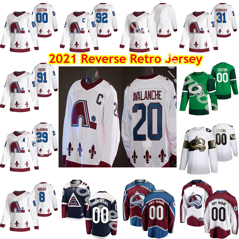 2021 Reverse Retro Colorado Avalanche Hockey Jersey 8 Cale Makar Nathan MacKinnon Nikita Zadorov Gabriel Landeskog Mikko Rantanen Men Custom, Colour 5
2021 Reverse Retro Colorado Avalanche Hockey Jersey 8 Cale Makar Nathan MacKinnon Nikita Zadorov Gabriel Landeskog Mikko Rantanen Men Custom, Colour 5