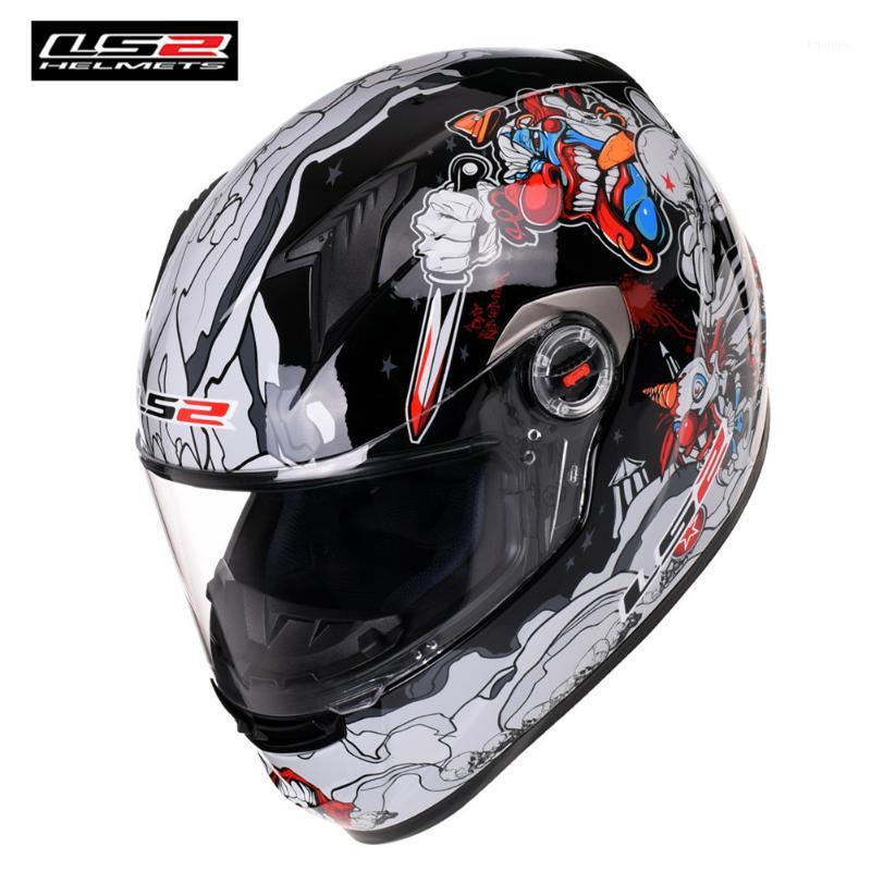 

LS2 FF358 Classic Full Face Motorcycle Helmet Racing Casque Casco Capacete Moto Helmets Helm Caschi For Motor Bike1