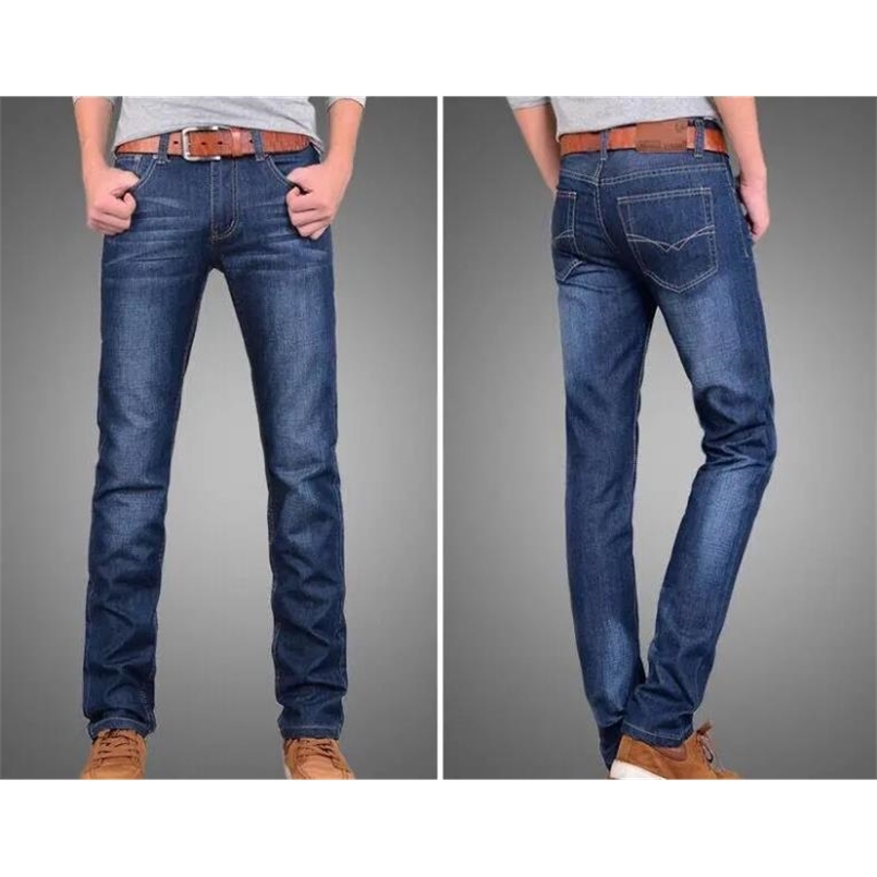 Straight casual jeans loose stretch summer thin mens trousers young and middle-aged work pants autumn 201223