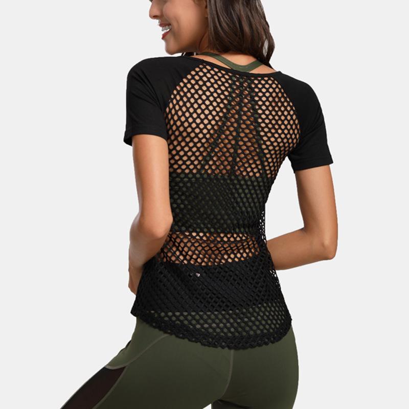 Women' Mesh Sports T-shirt Loose Yoga Top Workout Tops For Fitness Clothing Sport Blouses Woman Gym Tshirt Sportswear1, As pic
Women' Mesh Sports T-shirt Loose Yoga Top Workout Tops For Fitness Clothing Sport Blouses Woman Gym Tshirt Sportswear1, As pic