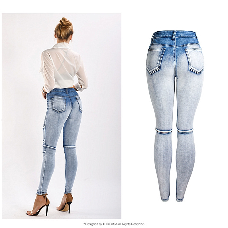 Plus Size 4XL Moto Jeans Women Spring Autumn Skinny Motorcycle Biker Jeans Womens Fit Slim Elstic Denim Pants Female K320 201030