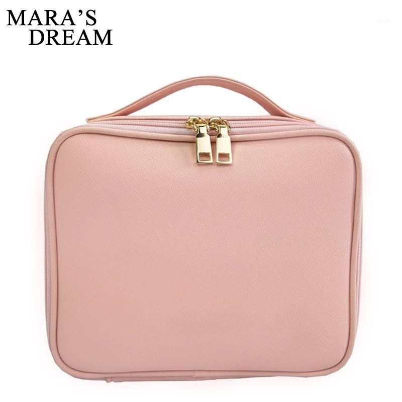 Mara's Dream Women Cosmetic Cases Portable Multi-layer large capacity Women Cosmetic storage bag waterproof casual bag1, B purple