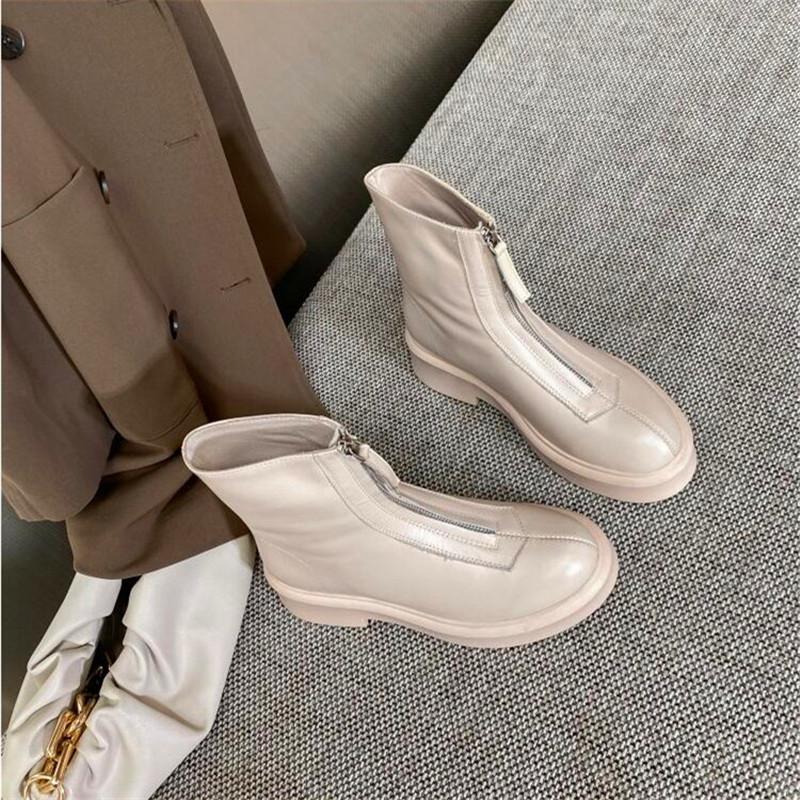Winter women's high-heeled boots increase thick-soled high-heeled boots round toe black beige fashion
Winter women's high-heeled boots increase thick-soled high-heeled boots round toe black beige fashion