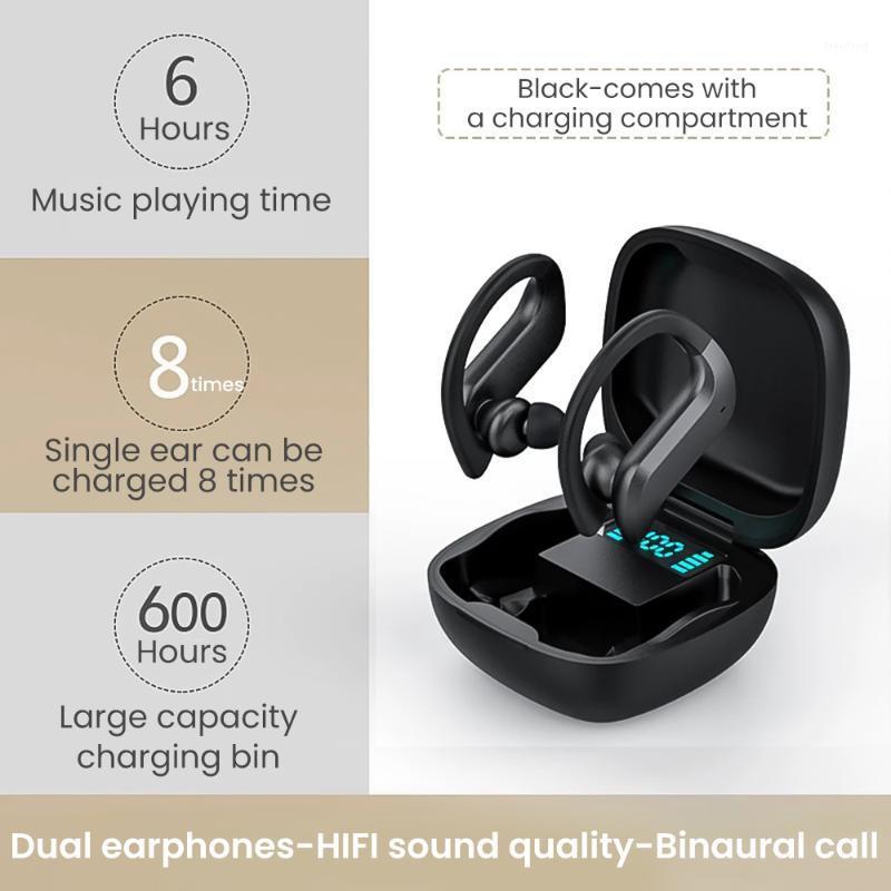 TWS Bluetooth 5.0 Wireless Earphones Headphone Noise Cancelling HiFi Stereo Sport Earbuds Headset Handsfree With Microphone1, White
TWS Bluetooth 5.0 Wireless Earphones Headphone Noise Cancelling HiFi Stereo Sport Earbuds Headset Handsfree With Microphone1, White