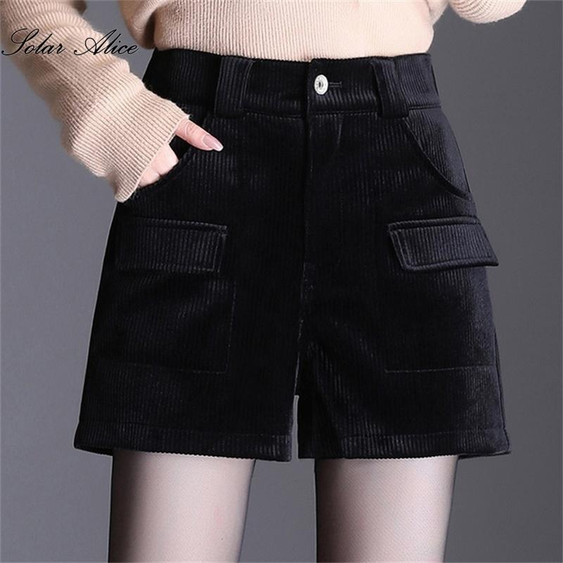 Free Shipping 2021 Women's Autumn And Winter New Wide-Leg Corduroy High-Waist Shorts Temperament Slim Casual Shorts, Black
Free Shipping 2021 Women's Autumn And Winter New Wide-Leg Corduroy High-Waist Shorts Temperament Slim Casual Shorts, Black