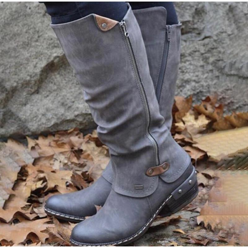 Calf Mid Women's Boots Vintage British PU Leather Shoes Woman Low Heel Zip Sewing Ladies Fashion Retro Long Boots Women, Red
Calf Mid Women's Boots Vintage British PU Leather Shoes Woman Low Heel Zip Sewing Ladies Fashion Retro Long Boots Women, Red