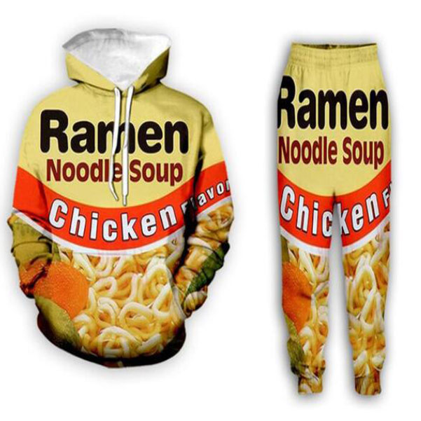 New Men/Womens Ramen Noodles Soup Funny 3D Print Casual Fashion Hoodies/Sweatpants Hip Hop Tracksuits L03, Beige
New Men/Womens Ramen Noodles Soup Funny 3D Print Casual Fashion Hoodies/Sweatpants Hip Hop Tracksuits L03, Beige