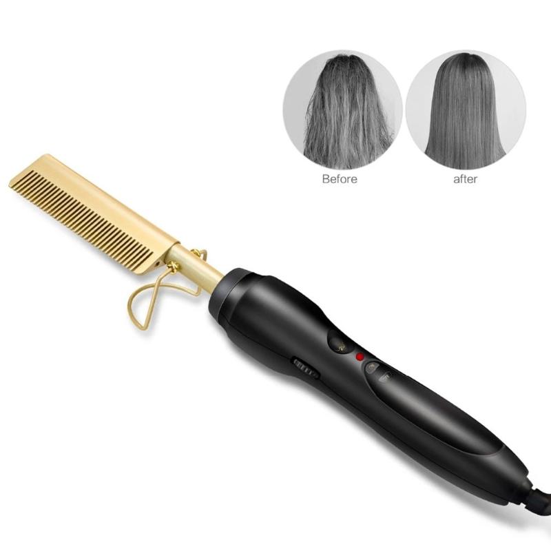 Electric Curling Comb Copper Comb Wet And Dry Hair Curler Household Volume Straight Multi-Function Bangs Coil
Electric Curling Comb Copper Comb Wet And Dry Hair Curler Household Volume Straight Multi-Function Bangs Coil