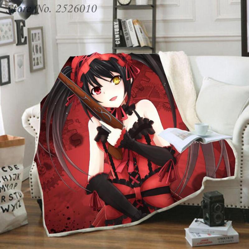Throw blanket Anime DATE A LIVE 3D Velvet Plush Blanket Bedspread For Kids Girls Sherpa Couch Quilt Cover Travel 10
Throw blanket Anime DATE A LIVE 3D Velvet Plush Blanket Bedspread For Kids Girls Sherpa Couch Quilt Cover Travel 10