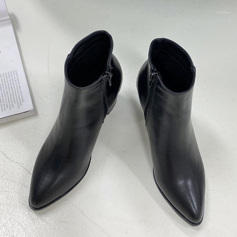 New Women Boots 2021 Pointed Toe Thick Heels Ladies Ankle Booties Fashion Black Winter Causal Woman Zipper Short Boots Shoes1
New Women Boots 2021 Pointed Toe Thick Heels Ladies Ankle Booties Fashion Black Winter Causal Woman Zipper Short Boots Shoes1