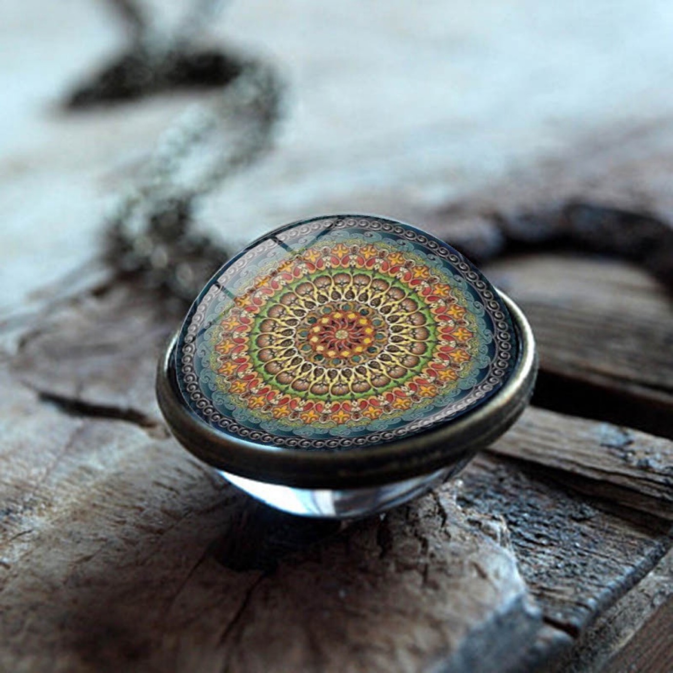 Mini Mandala Glass Pendant Accessories/Great match for your bongs/hookahs/Sacred geometry/ Double sided gemstone/
Mini Mandala Glass Pendant Accessories/Great match for your bongs/hookahs/Sacred geometry/ Double sided gemstone/