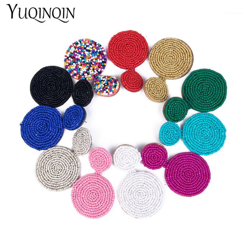 Hot Fashion Bohemian Round Beaded Drop Earrings for Women Handmade Bridal Statement Jewelry Big Long Dangle Earrings Wholesale1
Hot Fashion Bohemian Round Beaded Drop Earrings for Women Handmade Bridal Statement Jewelry Big Long Dangle Earrings Wholesale1