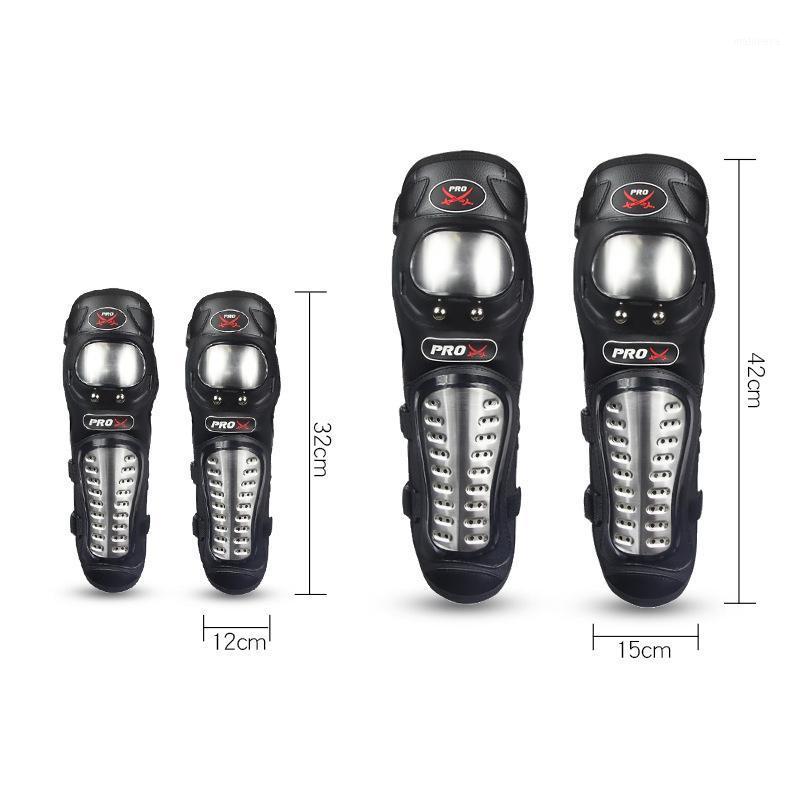 

Riding Tribe Outdoor Racing Stainless Steel Motorcycle Protective Knee Pad Elbow Pad Motocross Protect Guards Lightweight HX-P151