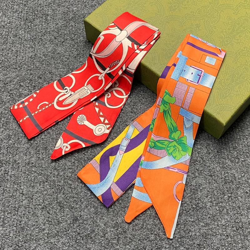 Scarves Fashion Tie Silk Scarf For Women Letter Chain Printed Handle Bag Ribbons Head Small Long Skinny
Scarves Fashion Tie Silk Scarf For Women Letter Chain Printed Handle Bag Ribbons Head Small Long Skinny