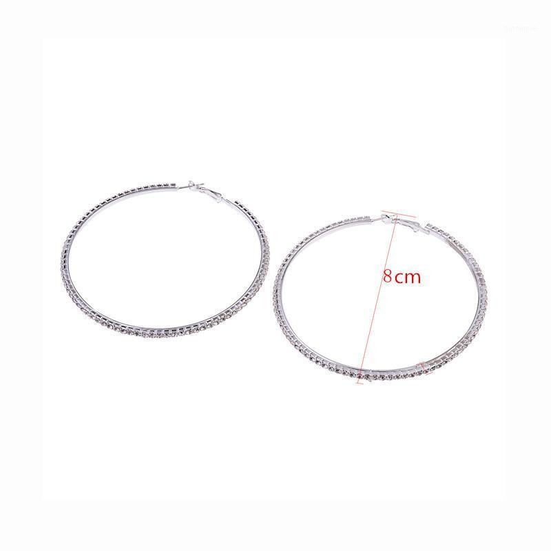 Women Brand Crystal Circle Hoop earrings Fashion Punk jewelry Rhinestone earring pendant Gold earring club Hiphop Bijoux 12prs1
Women Brand Crystal Circle Hoop earrings Fashion Punk jewelry Rhinestone earring pendant Gold earring club Hiphop Bijoux 12prs1