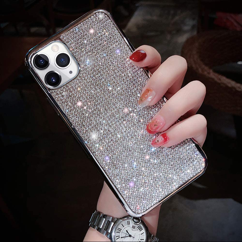 Luxury Fashion Rhinestone Diamond Soft Electroplate Full Bling Glitter Case Cover For iPhone 12 Mini 11 Pro XS Max XR X 8 7 6 6S Plus SE
Luxury Fashion Rhinestone Diamond Soft Electroplate Full Bling Glitter Case Cover For iPhone 12 Mini 11 Pro XS Max XR X 8 7 6 6S Plus SE