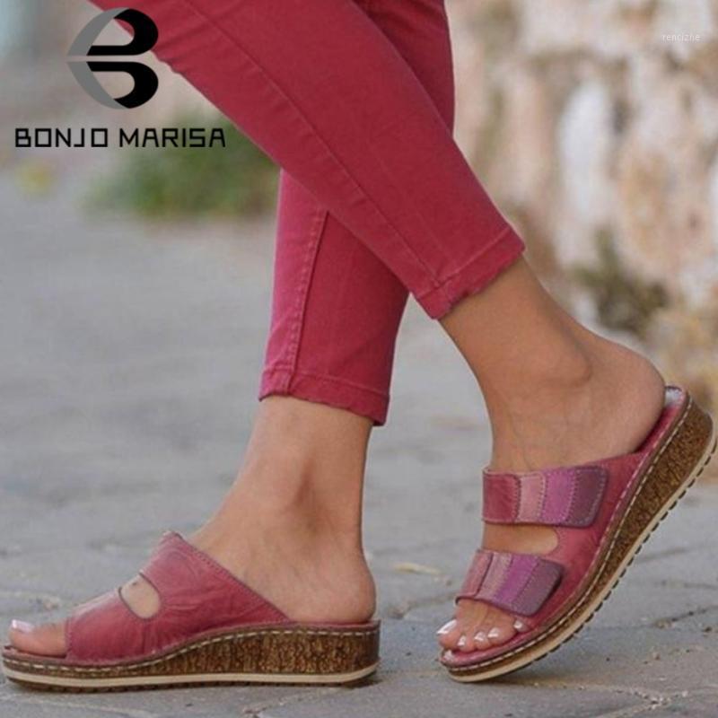 BONJOMARISA New Arrival Ins Fashion mixed-color Casual slip-on Low Wedges Slippers Women Summer Comfy Leisure Shoes Woman1, Black
BONJOMARISA New Arrival Ins Fashion mixed-color Casual slip-on Low Wedges Slippers Women Summer Comfy Leisure Shoes Woman1, Black