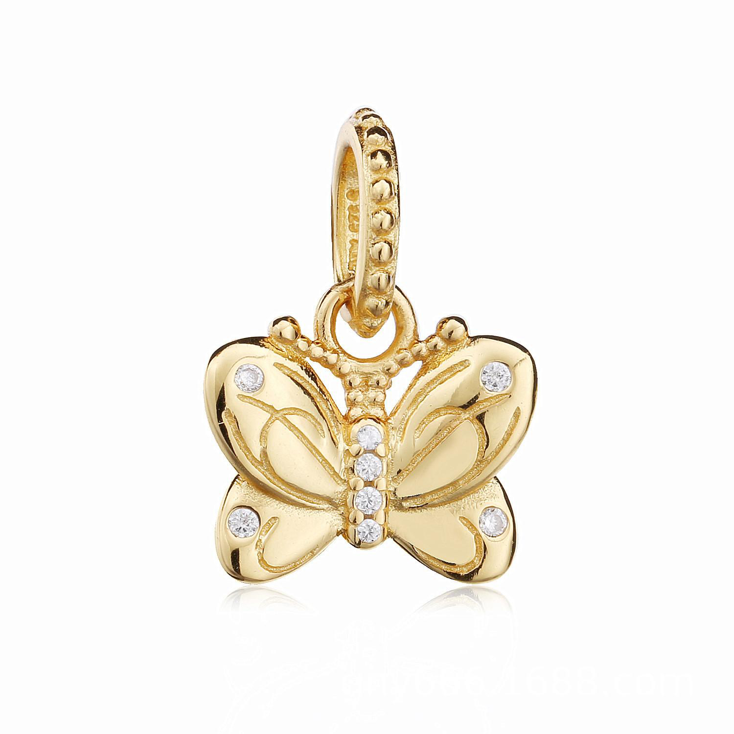 Factory wholesale 2022 Spring New 14K Yellow Gold Plated Silver 925 Sterling Butterfly Dangle Charm Bead Fits European Jewelry Charm Bracelets
Factory wholesale 2022 Spring New 14K Yellow Gold Plated Silver 925 Sterling Butterfly Dangle Charm Bead Fits European Jewelry Charm Bracelets