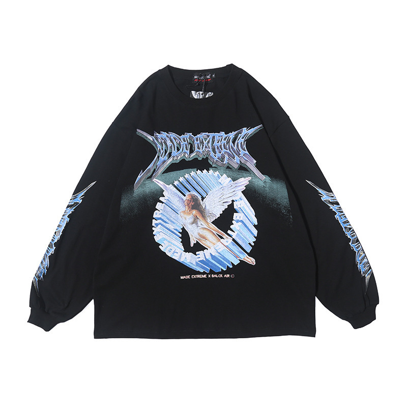 2020 Printed 3d Angel Long Sleeve Shirt Streetwear Hip Tops t Unisex Fashion Rock Rapper Tshirt Vi11, Black
2020 Printed 3d Angel Long Sleeve Shirt Streetwear Hip Tops t Unisex Fashion Rock Rapper Tshirt Vi11, Black